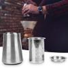 Coffee Powder Container and Coffee Powder Sifter, Stainless Steel Fine Mesh Coffee Powder Sieve Sifter Filter Container for Coffee Powder Sieving view 2