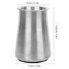 Coffee Powder Container and Coffee Powder Sifter, Stainless Steel Fine Mesh Coffee Powder Sieve Sifter Filter Container for Coffee Powder Sieving view 4