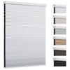Changshade Cellular Shades Door Window Blinds Cordless Blackout, Honeycomb Blind Accordion Shade Room Darkening Indoor Pleated 1.5" Cell Easy to Install, Shade Size 55.5" Width64" Height, White view 1