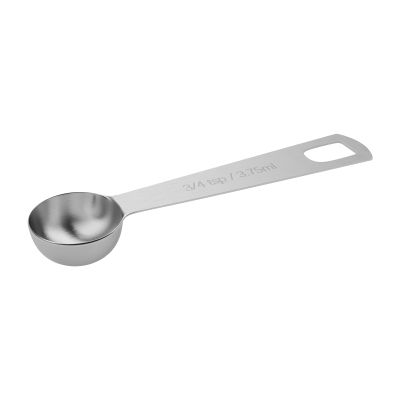 BERYLER 1PCS 3/4tsp (1/4tbsp, 1/8oz, 3.75ml) Single Measuring Spoon, Stainless Steel Individual Teaspoons Only