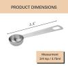 BERYLER 1PCS 3/4tsp (1/4tbsp, 1/8oz, 3.75ml) Single Measuring Spoon, Stainless Steel Individual Teaspoons Only view 2