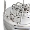 1pcs Stainless Steel Nitrogen Coffee Pot Beer Keg Ball Lock Pressurize Growler Beer Dispenser Home Brew Beer Brewing Craft Barrel (Size : 9L) view 4