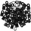 HomeLoft Basics 100pcs R-Shape Cable Wire Clips Fixation for Indoor Outdoor Use for Efficient Wire Management Home and Garden view 1