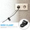HomeLoft Basics 100pcs R-Shape Cable Wire Clips Fixation for Indoor Outdoor Use for Efficient Wire Management Home and Garden view 4
