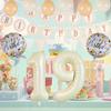 YFHVJTKO 10th Birthday Decorations Party Supplies,26 Pcs 40inch Number 10 White Balloons set,10th Foil Mylar Balloons Latex Balloon Decoration,10th Party Balloons,10th Anniversary Party Decorations view 4