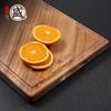 MITSUMOTO SAKARI Japanese Acacia Wood Cutting Board, 17  13 in Kitchen Cutting Board for Meat Vegetables Cheese, Pure Natural Textured Chopping Board with Juice Groove view 3