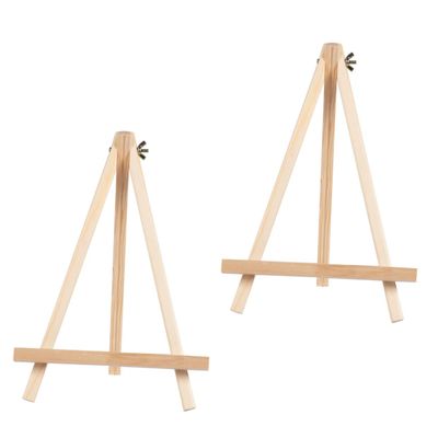 Gadpiparty 6pcs Mini Easel Display Rack for Art and Photos Small Tripod Stand for Boys and Girls Art Classes Craft Projects and Home Decor and Portable