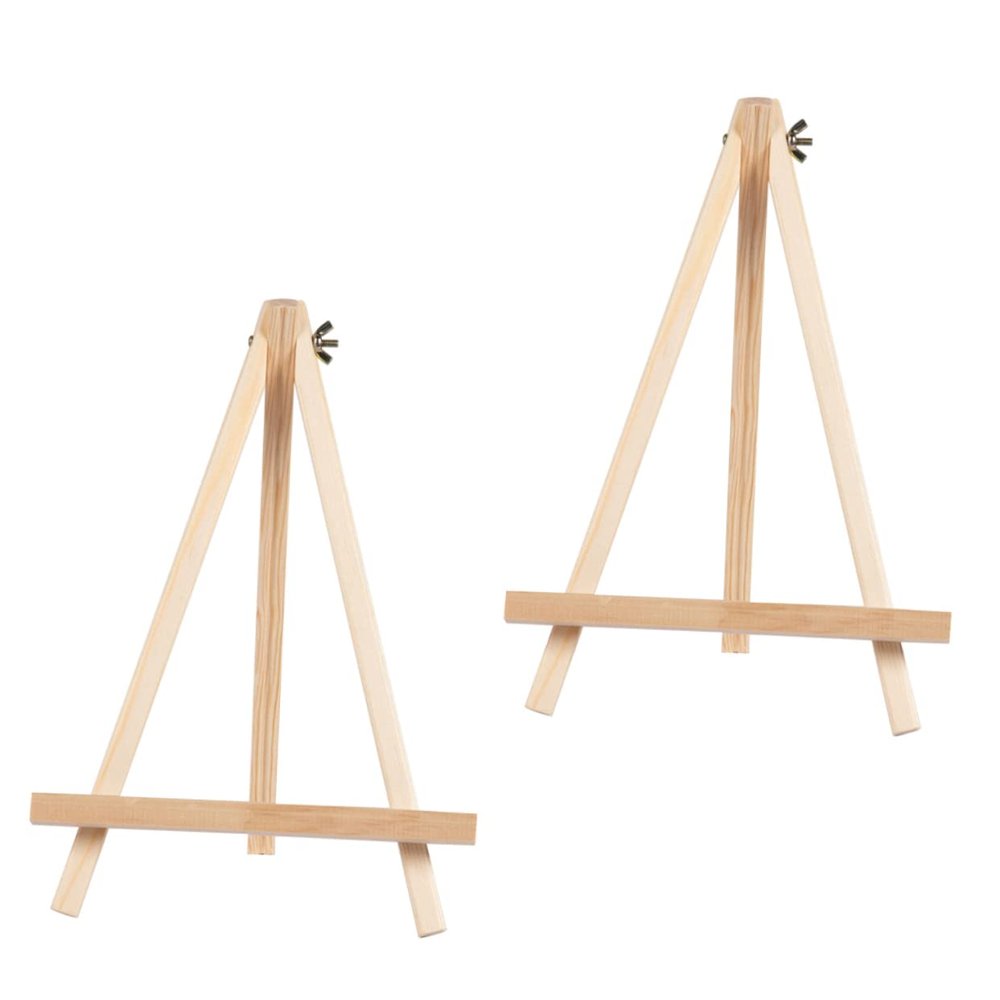 Gadpiparty 6pcs Mini Easel Display Rack for Art and Photos Small Tripod Stand for Boys and Girls Art Classes Craft Projects and Home Decor and Portable
