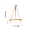 Gadpiparty 6pcs Mini Easel Display Rack for Art and Photos Small Tripod Stand for Boys and Girls Art Classes Craft Projects and Home Decor and Portable view 4