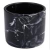 Joitsvia Bathroom Tumbler Cup Holder, Mouthwash Cups with Black Marble Look Polyresin Toothbrush Organizer for Makeup Brushes Holder Pen Container Organizer for Bathroom or Office, Vanity Countertop view 1
