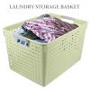 Cabilock Plastic Laundry Hamper Basket for Clothing Storage Capacity Sundries Holder for Home Office and School Easy to Use and Design view 2