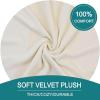 N/A Velvet Wingback Side Chair Slipcover, Removable Chair Slipcover Elastic Dining Chairs Covers, for Kitchen Hotel, Banquet, Ceremony,L,1pack view 2