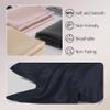 Gabire Mulberry Silk Pillow Cases Set of 2, Both Sides Real Silk Pillow Cover for Hair and Skin Cool Pillowcase Organic Silk Pillowcase 2 Pack with Hidden Zipper, Navy Blue, Queen (20"30") view 2