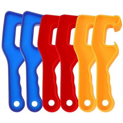 Angoily 6pcs Bucket Lid Lifter Container Lid Opener Barrel Lid Lifter Tool Bucket Lid Remover Barrel Lid Opener Gallon Can Opener Bucket Opener Barrel Opener Bucket Lid Opener