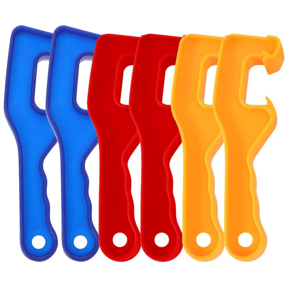 Angoily 6pcs Bucket Lid Lifter Container Lid Opener Barrel Lid Lifter Tool Bucket Lid Remover Barrel Lid Opener Gallon Can Opener Bucket Opener Barrel Opener Bucket Lid Opener