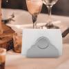 Alipis Stainless Steel Napkin Stand Elegant Upright Tissue Holder for Kitchen Dining Room Restaurant Decorative Adornment for Easy Access to Cloth Napkins view 2