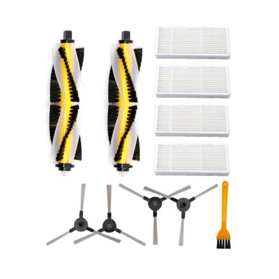 ZeAda Main Brush Side Brush Hepa Filter Replacement,Compatible for Proscenic 780T 790T Robot Vacuum Cleaner Accessory