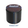 Bonsicoky 4 Pcs Self-Adhesive Furniture Bed Risers, Round Heavy Duty Carbon Steel Table Sofa Risers Adds 2" Height with Felt Pad, Black view 2