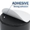 Bonsicoky 4 Pcs Self-Adhesive Furniture Bed Risers, Round Heavy Duty Carbon Steel Table Sofa Risers Adds 2" Height with Felt Pad, Black view 3