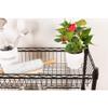 Omega 18" Deep x 24" Wide x 92" High 3 Tier Black Mobile Basket Unit view 3