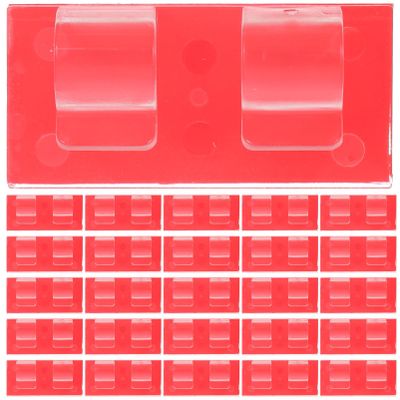 Uonlytech 25pcs Cable Holder Clips Adhesive Cord Organizers for Light Strips Electric Cord Management Home Office and Holiday Decor