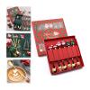 2024 New Christmas Cutlery Set, Stainless Steel Christmas Tree Tea Spoon for Home, Creative Christmas Coffee Spoons Forks Set, Christmas Dessert Spoon Ideal Gift for Kid Friend (I-3 Spoons 3 Forks) view 1