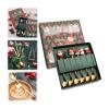2024 New Christmas Cutlery Set, Stainless Steel Tree Tea Spoon for Home, Creative Coffee Spoons Forks Set, Dessert Spoon Ideal Gift for Kid Friend (Q-6 Spoons) view 1