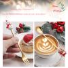 2024 New Christmas Cutlery Set, Stainless Steel Tree Tea Spoon for Home, Creative Coffee Spoons Forks Set, Dessert Spoon Ideal Gift for Kid Friend (Q-6 Spoons) view 3