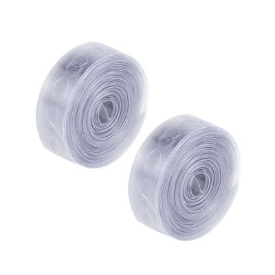 CAXUSD 2pcs Transparent Balloon Chain Tape for Wedding and Party Decoration Easy to Use Balloon Connect Strip for Celebrations and Events
