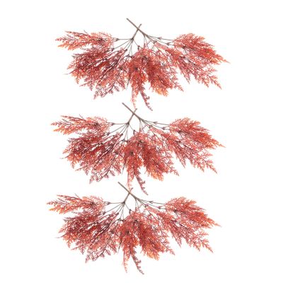 ARTIBETTER Outdoor Fall Decor 6pcs Imitation Plants False Leaf Spray Plastic Outdoor Table Decor