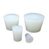 1PC White Silicone Rubber Wine Stopper Solid Plug Without Hole Food Grade Airlock Valve Brew For Fermentation Barrel Home Beer Brewing (Color : 31x24x28mm, Size : 1Pc) view 1