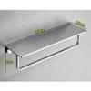 BAHELS Shower Caddy Bathroom Shelf, Modern Wall mounted Bathroom Shelves Kitchen Wall Shelf, Shower Bath Storage Rack Bathroom Organizer (Color : Chrome) view 2