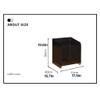 Bed Side Table Acrylic Bedside Table Creative Mini Bedroom Small Bedside Cabinet Storage Cabinet Modern Minimalist Living Room Side Cabinet Night Stand (Color : B) view 2