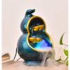 Tabletop Fountain Indoor Tabletop Fountain Resin Gourd Shape Flowing Water Decoration Water Feature Fountain Home Office Living Room Desktop Housewarming Opening Gift Water Fountain Decor view 4
