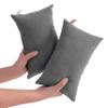 NTBAY Tiny Pillows, Down Alternative 7"x11" Microfiber Mini Pillow for Travel, Pets, Soft Machine Washable Small Pillows for Neck, Wrist, Lumbar and Knee, Dark Grey view 1