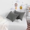 NTBAY Tiny Pillows, Down Alternative 7"x11" Microfiber Mini Pillow for Travel, Pets, Soft Machine Washable Small Pillows for Neck, Wrist, Lumbar and Knee, Dark Grey view 2