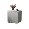 Modern Nightstand Household Square Bedside Table Modern Minimalist Storage Cabinet Living Room Bedroom Bedside Table Double Drawer Bedside Table for Bedroom (Size : 15.74in) view 1