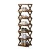 PAPERGAN Foldable Shoe Rack Organizer 2-10 Tier Slim Shoe Shelf for Home view 1
