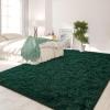 FlyDOIT 8x10 Feet Large Area Rugs for Living Room, Deep-Green Shaggy Rug Fluffy Throw Carpets, Ultra Soft Plush Modern Indoor Fuzzy Rugs for Bedroom Girls Kids Nursery Room Dorm Home Decor view 3