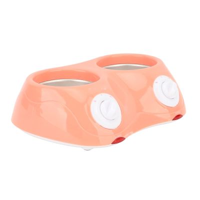 Airshi Chocolate Melting Pot, Fast Rust Proof Simple 2 Temperature Adjustments Electric Chocolate Fondue for Hot Milk for Vacations (Pink)