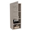 Yone jx je Medicine Cabinet Two Open Shelves, Storge Cabinet with Two Interior Shelves (Light Gray Finish) view 1