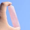 AAKOMA 10pc Natural Rose Quartz Single Terminated Crystal Points Tower 60MM-70MM Suitable for Home view 3