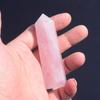AAKOMA 10pc Natural Rose Quartz Single Terminated Crystal Points Tower 60MM-70MM Suitable for Home view 4
