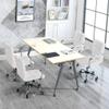 Armchair Computer Chair Swivel Office Chair Casters Height Adjustable Seat Synthetic Leather Backrest Reception Meeting Stool Chair (Color : Black) view 4