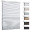 Changshade Cellular Shades Door Window Blinds Cordless Blackout, Honeycomb Blind Accordion Shade Room Darkening Indoor Pleated 1.5" Cell Easy to Install, Shade Size 52" Width48" Height, White view 1