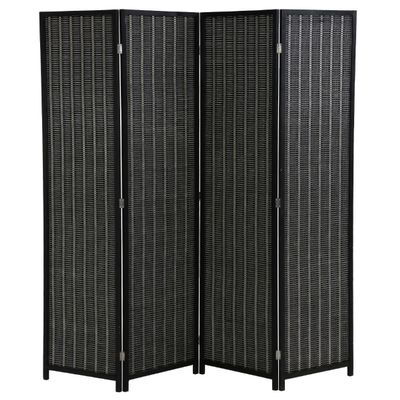 4 Panel Room Divider Room Divider Wall Folding Privacy Screens,partition Room dividers for Home Office Studio Apartment (Black)