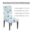 bisibuy Spring Bees Daisy Chair Covers for Dining Room 2 Pack Stretch Parson/Dining Chair Slipcover Universal Fit Chair Protector for Home,Dining Room, Restaurant,Banquet view 2