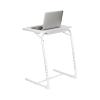 Fashion Side Table End Table Foldable Side Table Metal Bedside Table Portable Computer Desk Adjustable Lift Stand Center Table with Cup Holders Tabletop Spacious view 1