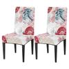bisibuy Paper Umbrella Fish Scale Chair Cover Set of 2 Dining Room Chair Slipcover Kitchen Stretch Parson Chair Covers Protect for Party, Banquet, Home Decor view 1