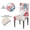 bisibuy Paper Umbrella Fish Scale Chair Cover Set of 2 Dining Room Chair Slipcover Kitchen Stretch Parson Chair Covers Protect for Party, Banquet, Home Decor view 3